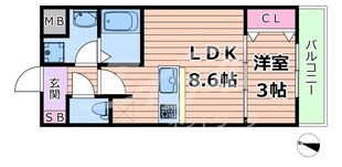 深江橋駅 徒歩13分 1階の物件間取画像